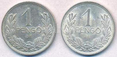 1937. 1P Ag + 1938. 1P Ag T:1-,2 apró patina
Adamo P6