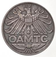 Ausztria ~1920. "Osztrák Autó Klub / Szent Kristóf" jelzett Ag emlékérem (17,24g/0.900/35m...