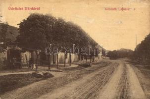 Dárda, Darda; Kossuth Lajos utca, üzlet. W. L. 176. / street view, shop (felületi sérülés / surface damage)