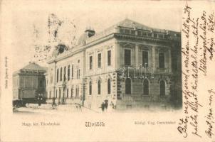 Újvidék, Novi Sad; Magyar királyi Törvényház. Urban Ignác kiadása / Königl. Ung. Gerichtshof / court (EK)