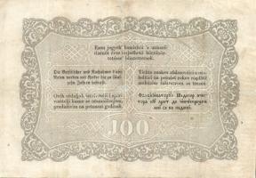 1848. 100Ft "Kossuth bankó" T:restaurált