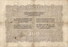 1848. 100Ft "Kossuth bankó" T:restaurált