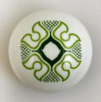 Alföldi porcelán ékszertartó dobozka, matricás, jelzett, hibátlan, d: 6,5 és 4,5 cm