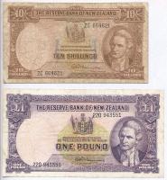 Új-Zéland 1967. 10Sh + 1P T:III,III- New Zealand 1967. 10 Shilling + 1 Pound C:F,VG Krause 158.d, 159.d