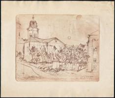 Vadász Endre (1901-1944): 4 db ex libris, rézkarc, papír, jelzettek, 3,5×4 és 14,5×18 cm között