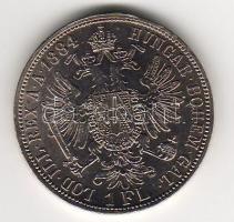 Österreich, 1884 1 Gulden, Silber, J.342, Erh.:vz +/ kiváló +