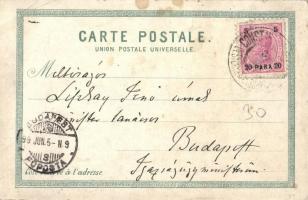 1899 Constantinople, Istanbul; Vue de la Ville de Constantinople, Fontaines de Ahmed III, Obélisques...