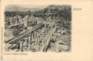 Izmir, Smyrne; Lancien théatre dEphese / Ancient theater of Ephesus. August J. Schwidernoch (EK)