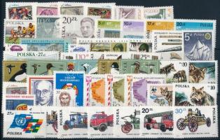 51 klf bélyeg, csaknem a teljes évfolyam kiadásai, 51 stamps