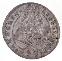 1699C-H 3kr Ag "I. Lipót" Pozsony (1,44g) T:2,2- hullámos lemez 
Hungary 1699C-H 3 Kreuze...