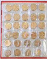 Lengyelország 2003-2010. 2Zl sárgaréz (47xklf) forgalmi emlékkiadás, 2db berakólapon T:1-,2
Poland ...