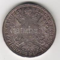 Österreich, 1889, 1 Gulden, Silber, J.342, Erh.:vz / kiváló
