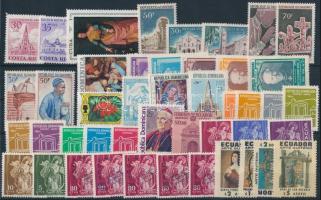 1962-1988 12 diff stamps + 7 diff sets, 1962-1988 12 klf önálló érték + 7 klf sor
