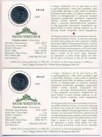 2006. 50Ft "125 éves a Magyar Vöröskereszt" első napi veret számozott emléklapon (2x) T:1