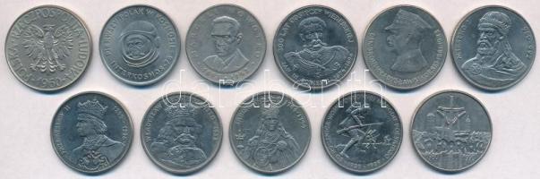 Lengyelország 1960-1990. 10Zl-10.000Zl (11xklf) emlékkiadás T:1-,2
Poland 1960-1990. 10 Zlotych - 1...