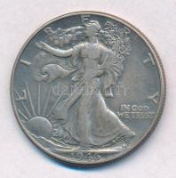 Amerikai Egyesült Államok 1946. 1/2$ Ag Walking Liberty T:2-  USA 1946. 1/2 Dollar Ag Walking Liberty C:VF