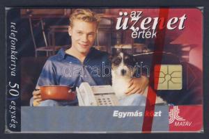 1997 Üzenetrögzítő 50 egységes használatlan telefonkártya eredeti csomagolásban
