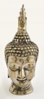 Tibeti ezüst (Ag. 50% alatti ezüst tartalommal) Buddha fej, jelzés nélkül, m:22 cm