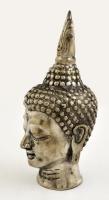 Tibeti ezüst (Ag. 50% alatti ezüst tartalommal) Buddha fej, jelzés nélkül, m:22 cm