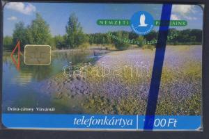 1996 Nemzeti Parkjaink: Duna-Dráva nemzeti park 1800 ft-os használatlan telefonkártya eredeti csomagolásban