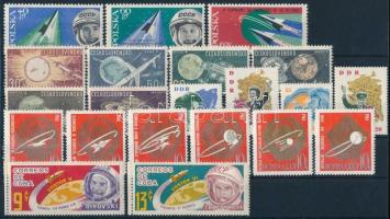 1963-1964 Space exploration 7 diff sets 1963-1964 Űrkutatás motívum 7 klf sor