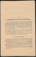 cca 1940 A gyújtóbombák rövid ismertetése, rajzokkal illusztrált leírás, 18p