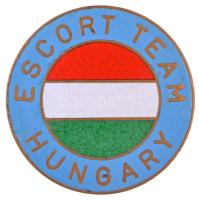 DN "Escort Team Hungary" zománcozott fém jelvény (45mm) T:2