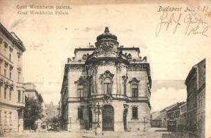 1899 Budapest VIII. Baross utca, Wenckheim palota. Ganz Antal 22.