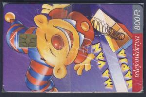 1999 Névnapi üdvözlet 800 Ft-os használatlan telefonkártya eredeti csomagolásban