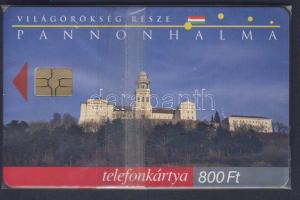 1999 Pannonhalma 800 Ft-os használatlan telefonkártya eredeti csomagolásban