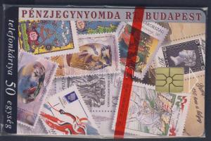 1998 Pénzjegynoymda 50 egységes használatlan telefonkártya eredeti csomagolásban