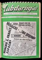 1960 A Labdarúgás képes folyóirat teljes évfolyama (1-12. szám) könyvbe kötve (amikor még világelsők voltunk), eredeti vászon kötésben