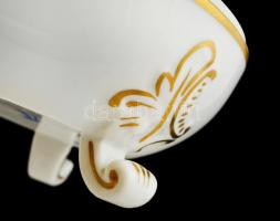 Herendi bonbonier, kézzel festett, hibátlan, jelzett, m:9,5 cm, d: 10,5 cm