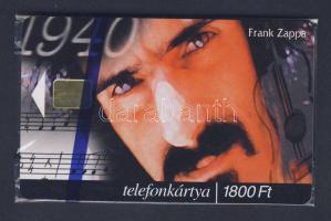 1999 Frank Zappa 1800 ft-os használatlan telefonkártya eredeti csomagolásban