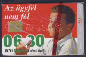 1996 Zöld szám 50 egységes használatlan telefonkártya eredeti csomagolásban