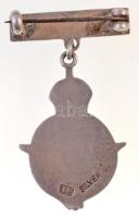 Nagy-Britannia DN "Per Ardua Ad Astra" zománcozott, hátoldalon jelzett Ag jelvény, a Brit ...