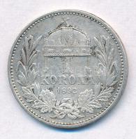1892KB 1K Ag "Ferenc József" T:2- kis patina
Adamo K5