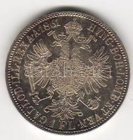 Österreich, 1861A, 1 Gulden, Silber, J.328, Erh.:vz/st , kiváló/verdefényes
