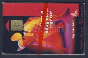 1997 Internet 50 egységes használatlan telefonkártya eredeti csomagolásban