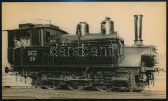 cca 1920-1930 Ganz-mozdony, fotó, 11×17 cm