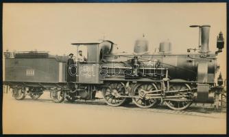 cca 1920-1930 Ganz-mozdony, fotó, 9,5×17 cm