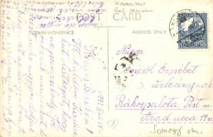 1932 Kadarkút, Református templom, télen. photo