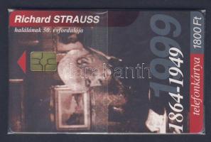 1999 Richard Strauss 1800 ft-os használatlan telefonkártya eredeti csomagolásban