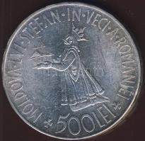Románia 1941. 500L "Moldova" Ag T:2