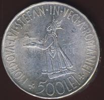 Románia 1941. 500L "Moldova" Ag T:2-