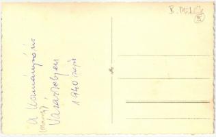 1940 Marosvásárhely, Targu Mures; Horthy Miklós kormányzó úr fogadtatása a vasútállomáson, bevonulás...