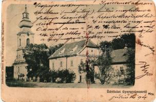 Gyertyámos, Gertianosch, Carpinis; üzlet, templom, utca / church, shop, street - 2 db régi képeslap / 2 pre-1903 postcards
