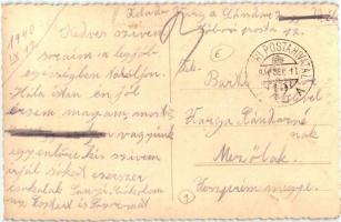 1940 Szilágysomlyó, Simleu Silvaniei; főgimnázium + Tábori Postahivatal 12 / grammar school, photo