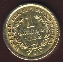 USA 1852O 1$ Au 1,672g T:2-/3+ R!