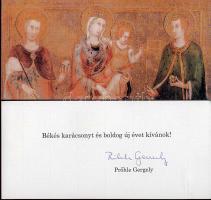 2000 Pröhle Gergely németországi nagykövet aláírása üdvözlőlapon